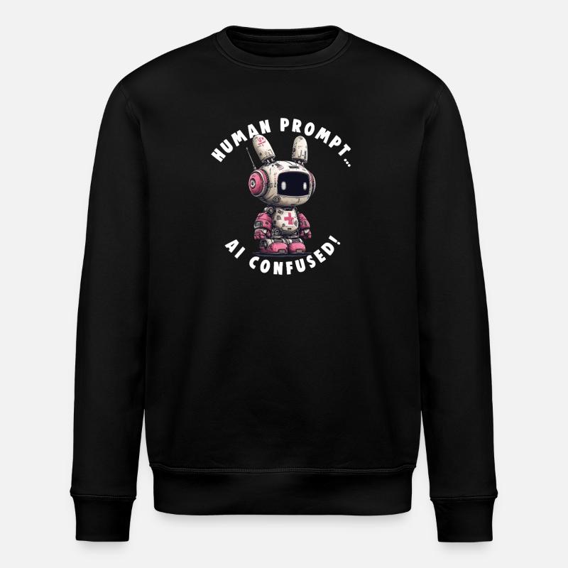 IA CONFUSE Nerds Promt Ingénieur - Sweat bio ROLLER Stanley/Stella Unisexe - noir