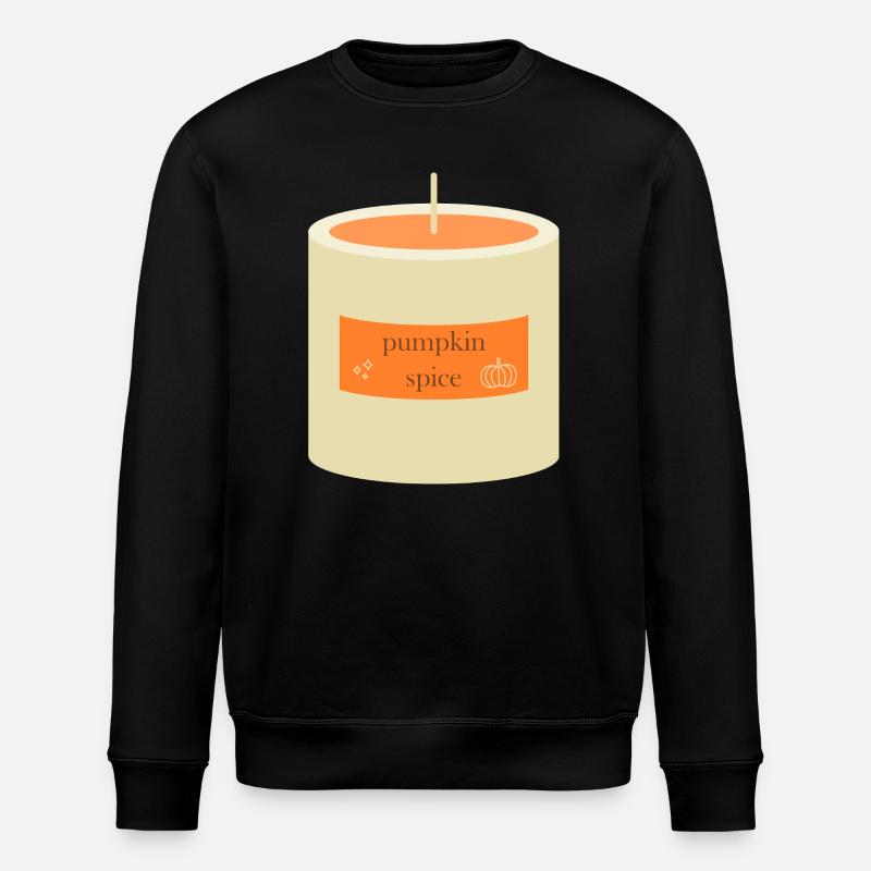 Kürbis Gewürz Kerze - Stanley/Stella Unisex Bio-Sweatshirt ROLLER - Schwarz