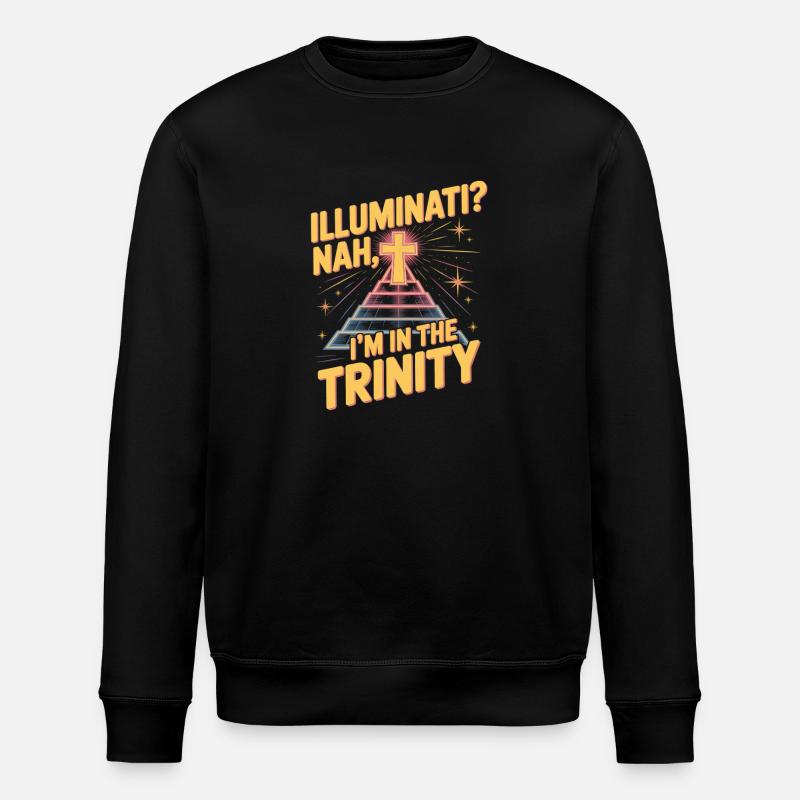 Les Illuminati chrétiens dans la Trinité - Sweat bio ROLLER Stanley/Stella Unisexe - noir
