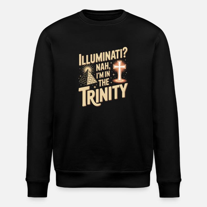 Les Illuminati chrétiens dans la Trinité - Sweat bio ROLLER Stanley/Stella Unisexe - noir