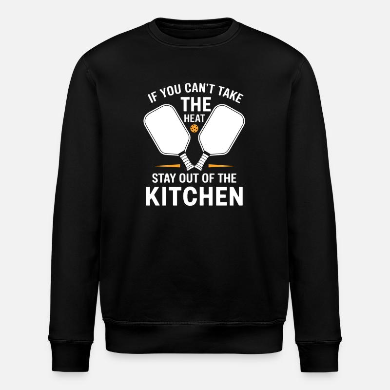 Dinkball Pickleball Outfit Paddle Crew - Stanley/Stella ROLLER Unisex Organic Sweatshirt - black