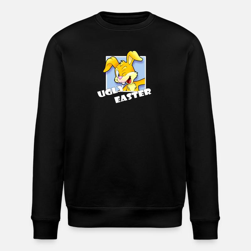 Ugly Easter - Stanley/Stella ROLLER Unisex Organic Sweatshirt - black