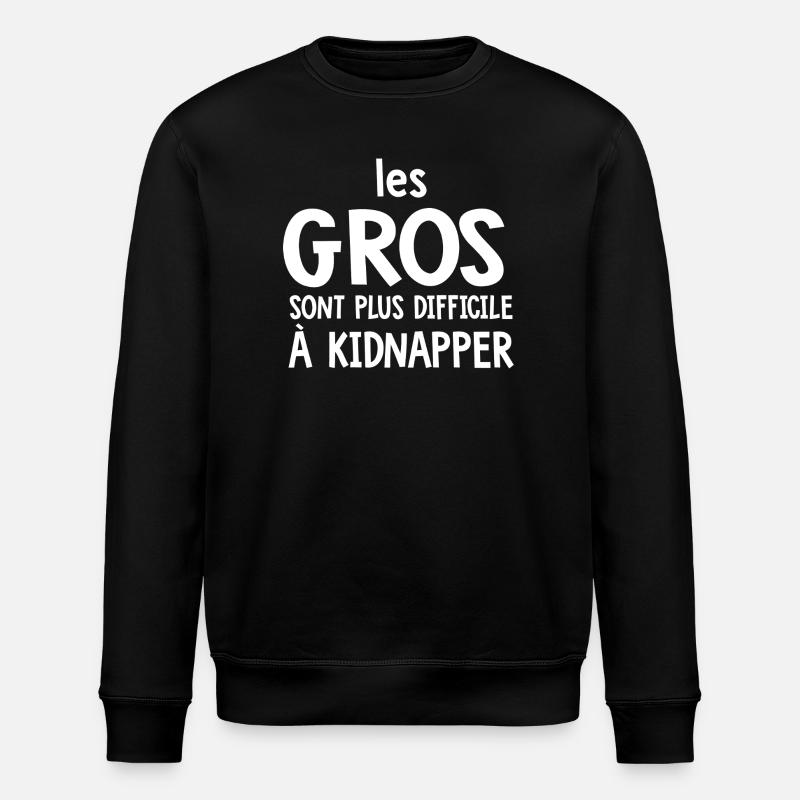 Les Gros Plus Difficile Humour - Sweat bio ROLLER Stanley/Stella Unisexe - noir