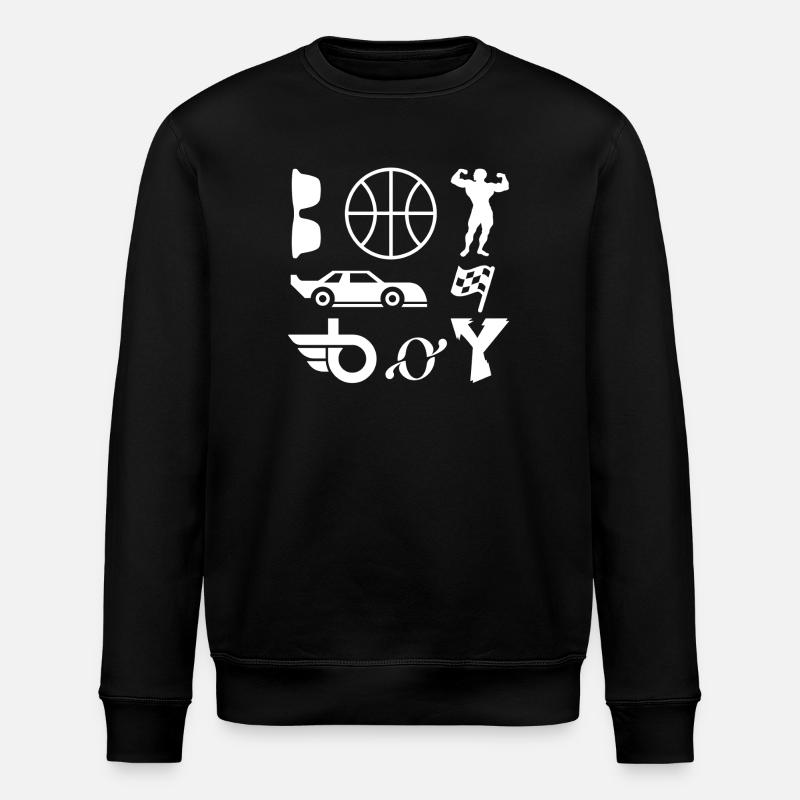 Junge - Stanley/Stella Unisex Bio-Sweatshirt ROLLER - Schwarz