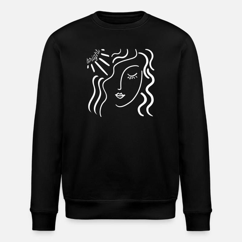 bright - Stanley/Stella ROLLER Unisex Organic Sweatshirt - black