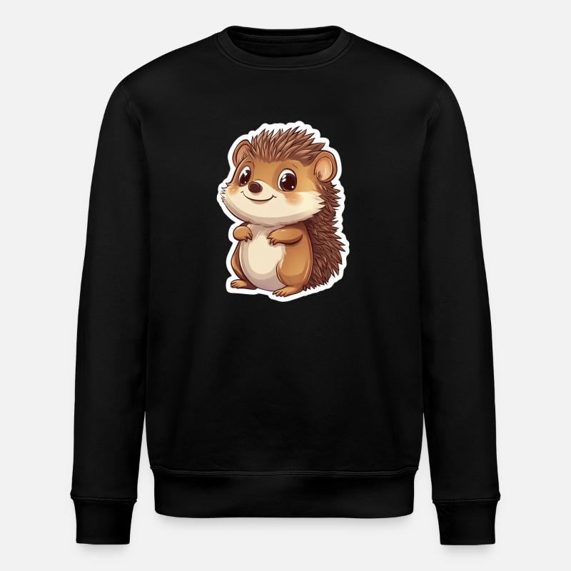Igel - Stanley/Stella Unisex Bio-Sweatshirt ROLLER - Schwarz