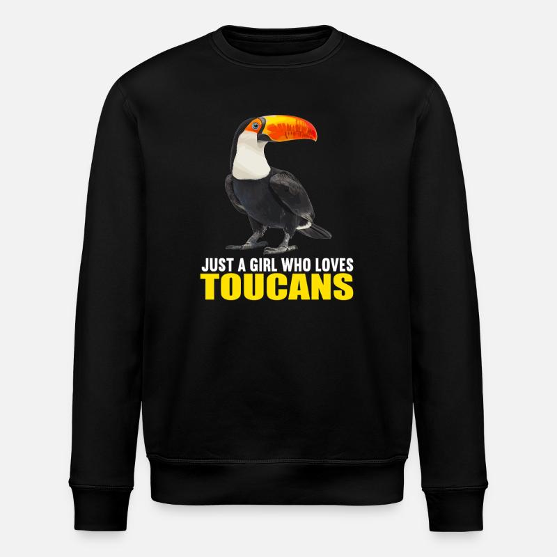 Toucans Toucan - Sweat bio ROLLER Stanley/Stella Unisexe - noir
