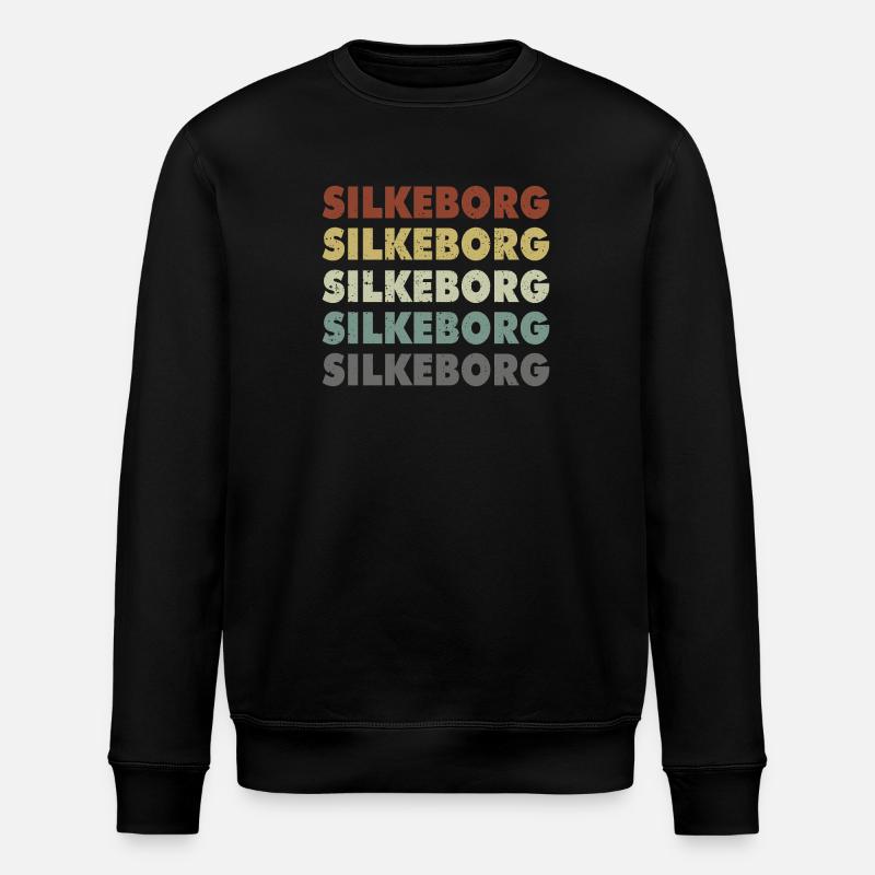 Silkeborg - Denmark - Denmark - Scandinavia - Stanley/Stella ROLLER Unisex Organic Sweatshirt - black