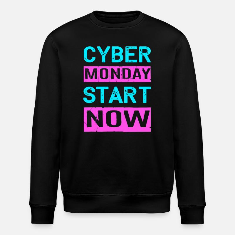 Cyber Monday Kaufrausch - Stanley/Stella Unisex Bio-Sweatshirt ROLLER - Schwarz