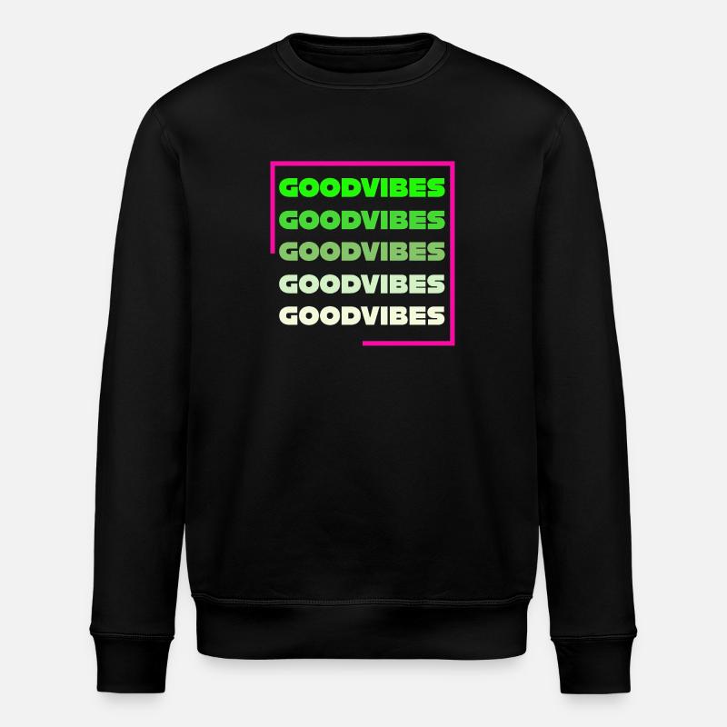 Gode vibber - Stanley/Stella ROLLER Unisex Organic Sweatshirt - black