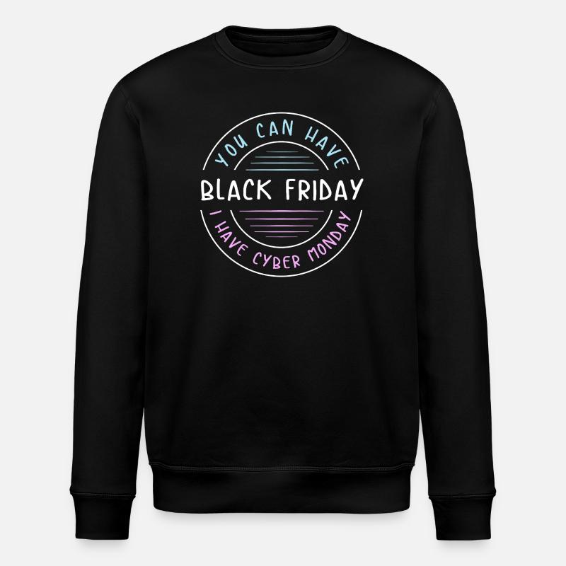 Kaufrausch Cyber Monday - Stanley/Stella Unisex Bio-Sweatshirt ROLLER - Schwarz