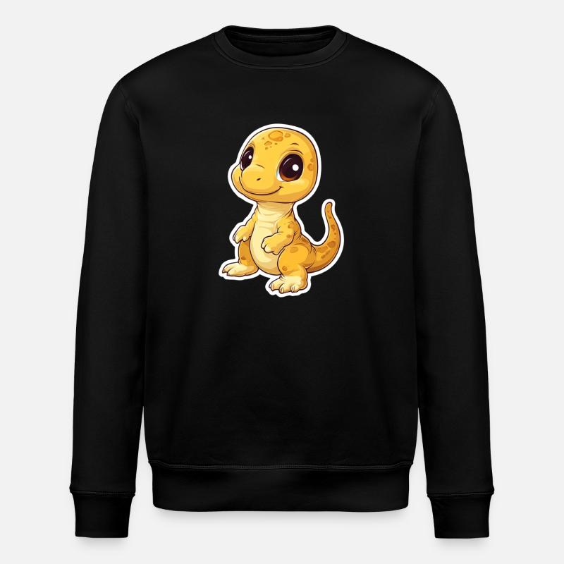 Dinosaurier - Stanley/Stella Unisex Bio-Sweatshirt ROLLER - Schwarz