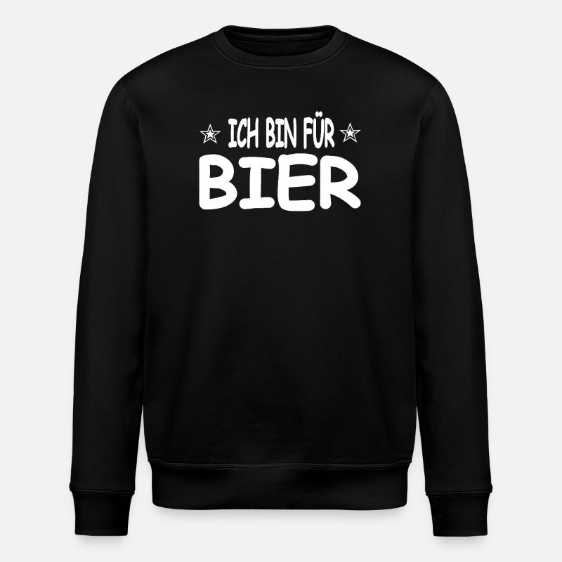 Bière - Sweat bio ROLLER Stanley/Stella Unisexe - noir