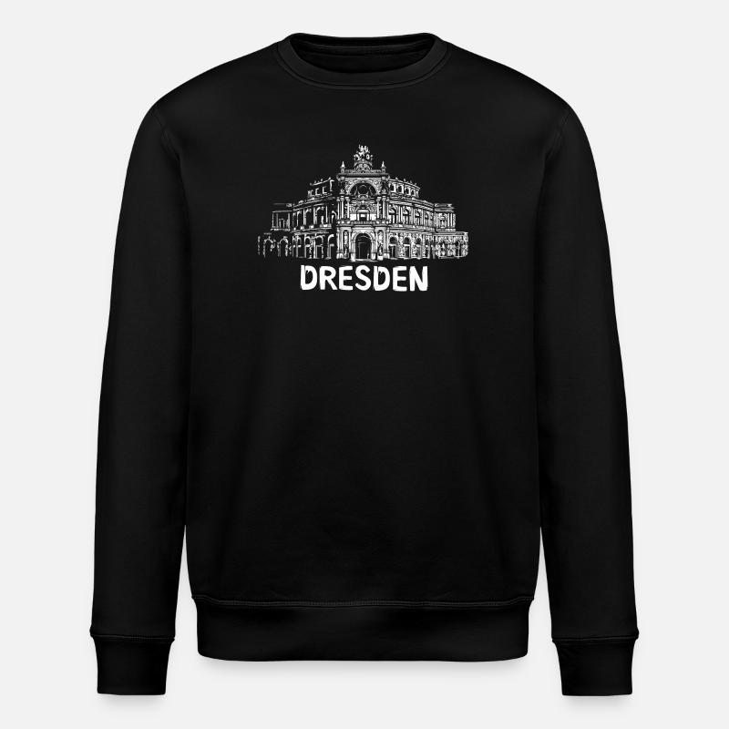 Dresde Semperoper Illustration - Sweat bio ROLLER Stanley/Stella Unisexe - noir