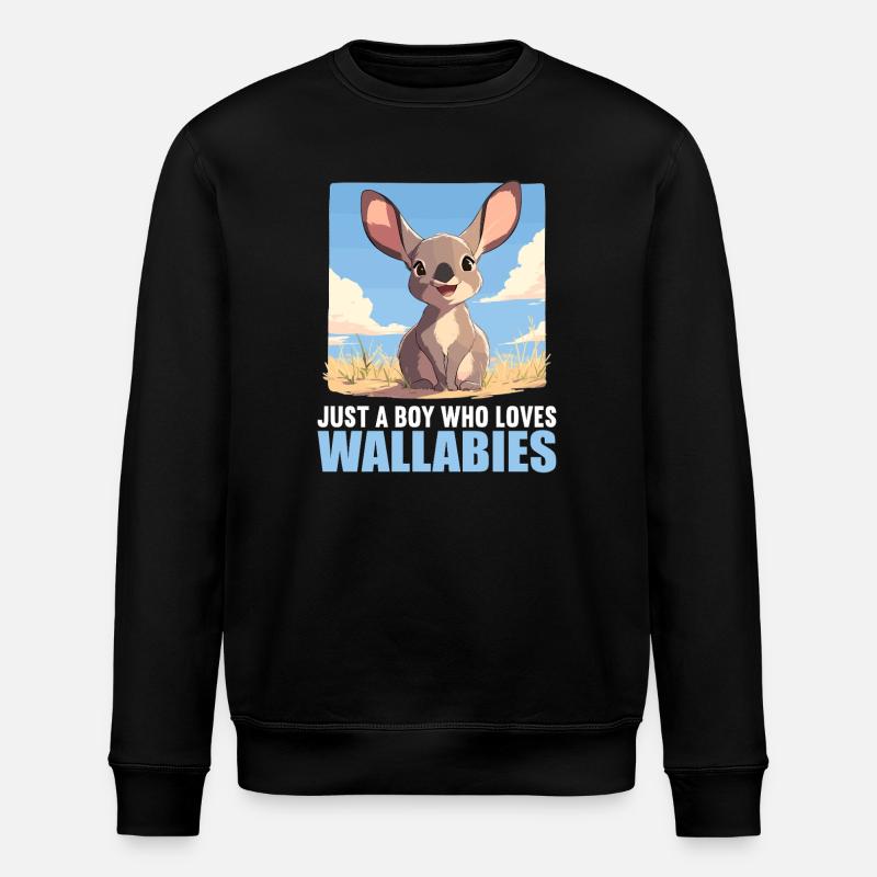 Wallabies Wallaby - Sweat bio ROLLER Stanley/Stella Unisexe - noir