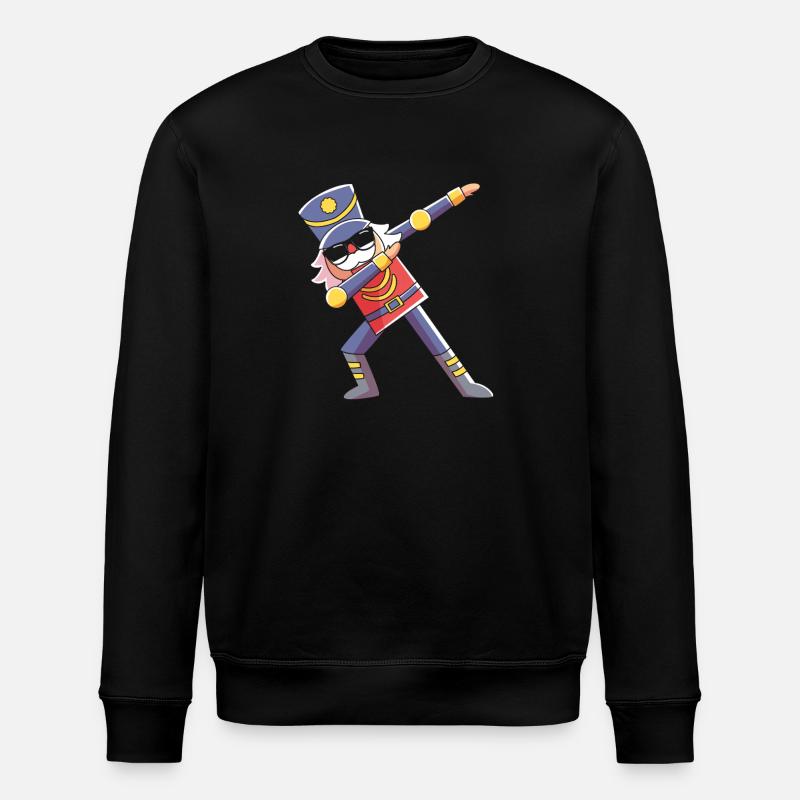 Nussknacker Weihnachten - Stanley/Stella Unisex Bio-Sweatshirt ROLLER - Schwarz