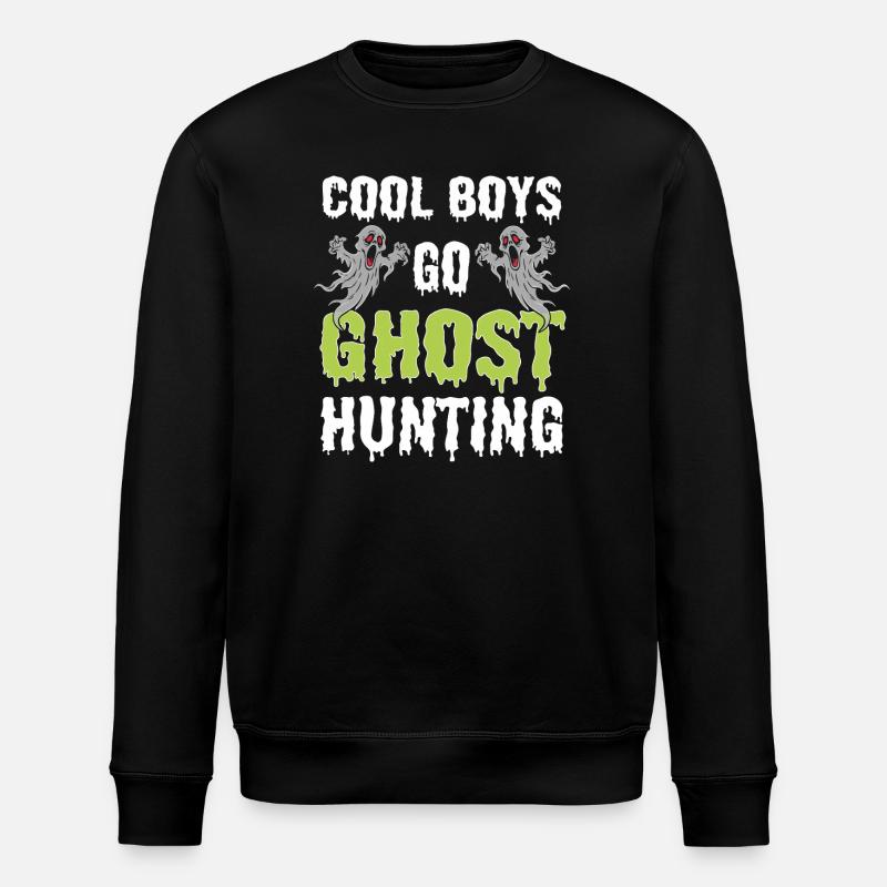 Geisterjagd Ghost Hunting - Stanley/Stella Unisex Bio-Sweatshirt ROLLER - Schwarz