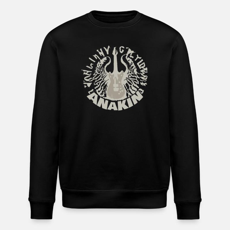 Gitarre Anakin - Stanley/Stella Unisex Bio-Sweatshirt ROLLER - Schwarz