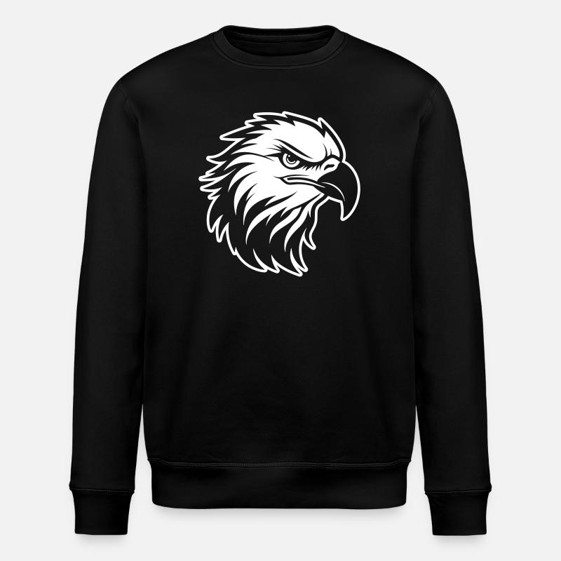 Tête d’aigle - Sweat bio ROLLER Stanley/Stella Unisexe - noir