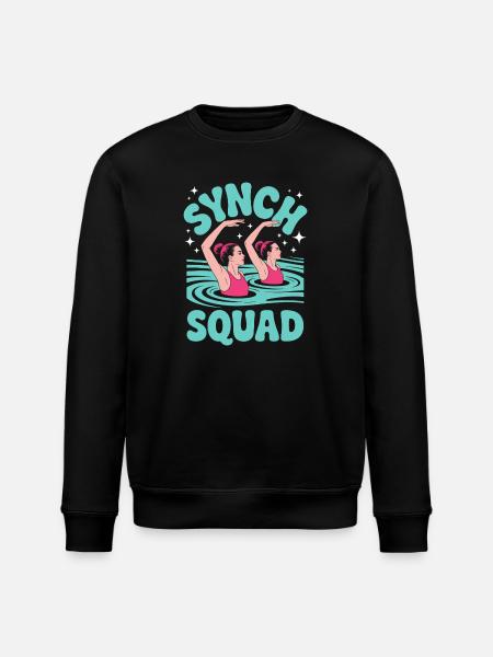 Synchronschwimmen Kunstschwimmen Wassersport - Stanley/Stella Unisex Bio-Sweatshirt ROLLER - Schwarz