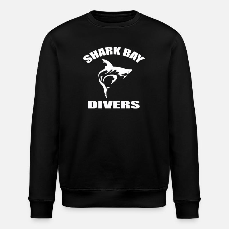 SHARK BAY DIVERS - Sweat bio ROLLER Stanley/Stella Unisexe - noir