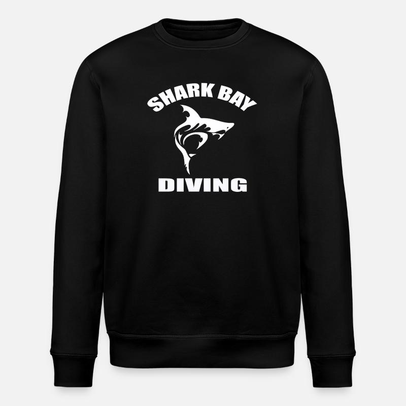 SHARK BAY DIVING - Stanley/Stella Unisex Bio-Sweatshirt ROLLER - Schwarz