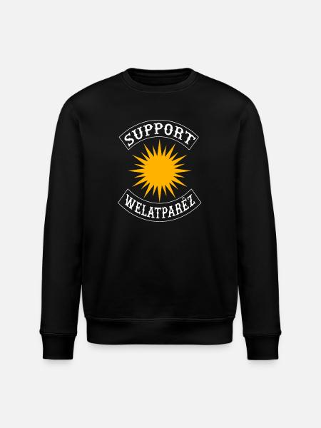 Kurdistan sun - Stanley/Stella ROLLER Unisex Organic Sweatshirt - black