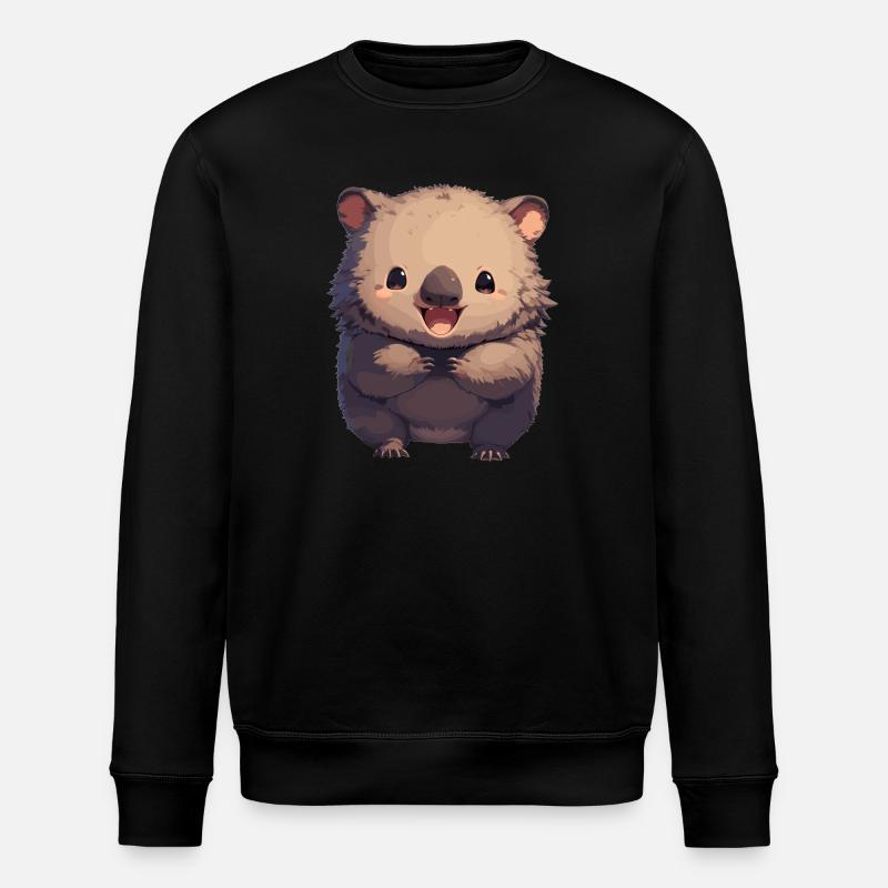 Wombats Wombat - Stanley/Stella Unisex Bio-Sweatshirt ROLLER - Schwarz