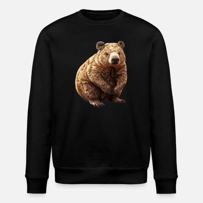 Wombats Wombat - Stanley/Stella ROLLER Unisex Organic Sweatshirt - black
