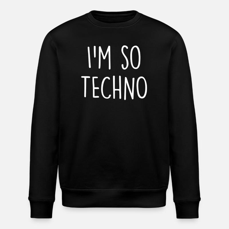 Techno - Stanley/Stella ROLLER Unisex Organic Sweatshirt - black