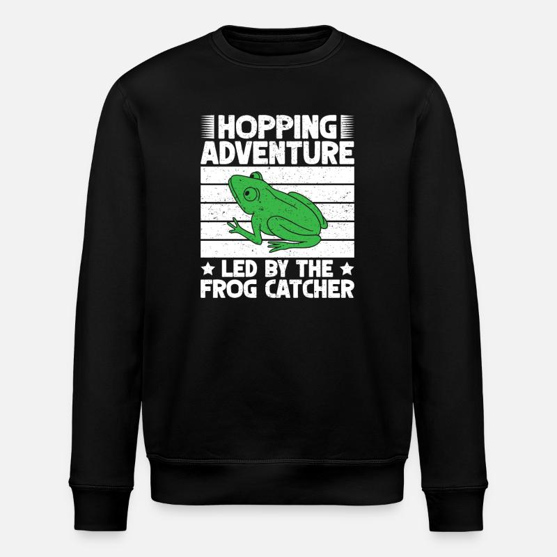 Frog Catcher Hopping Adventure Frog - Sweat bio ROLLER Stanley/Stella Unisexe - noir