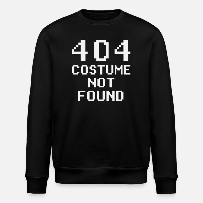404 Costume Not Found - Stanley/Stella ROLLER Unisex Organic Sweatshirt - black
