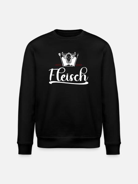 Fleisch Bullenkopf Grill Logo 2023 - Stanley/Stella Unisex Bio-Sweatshirt ROLLER - Schwarz