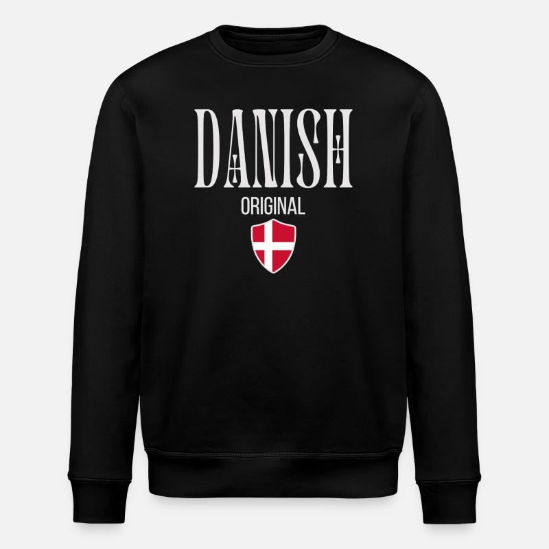 Danois original, fierté danoise - Sweat bio ROLLER Stanley/Stella Unisexe - noir