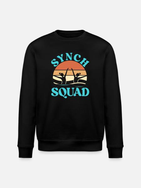 Synchronschwimmen Kunstschwimmen Wassersport - Stanley/Stella Unisex Bio-Sweatshirt ROLLER - Schwarz
