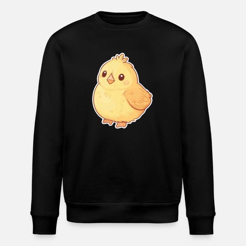 Küken - Stanley/Stella Unisex Bio-Sweatshirt ROLLER - Schwarz