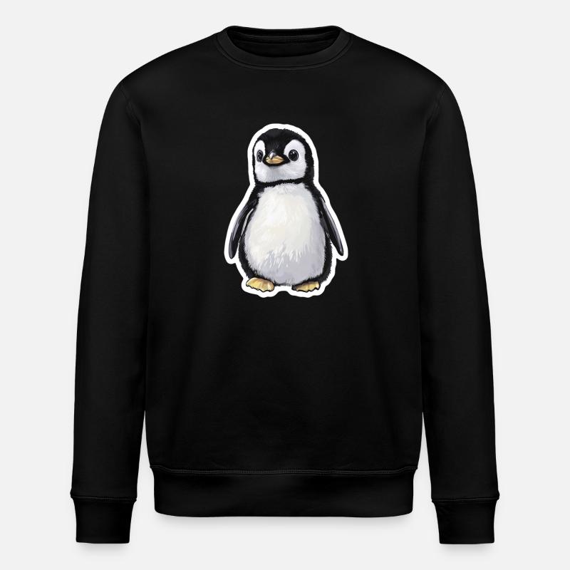 Pinguin - Stanley/Stella Unisex Bio-Sweatshirt ROLLER - Schwarz