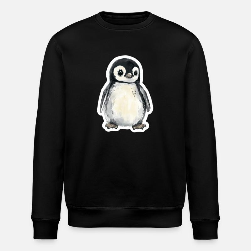Penguin - Stanley/Stella ROLLER Unisex Organic Sweatshirt - black