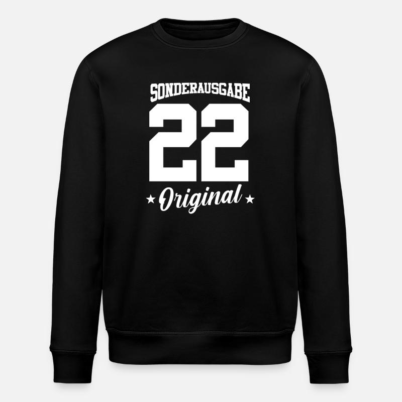 22 Anniversaire - Sweat bio ROLLER Stanley/Stella Unisexe - noir