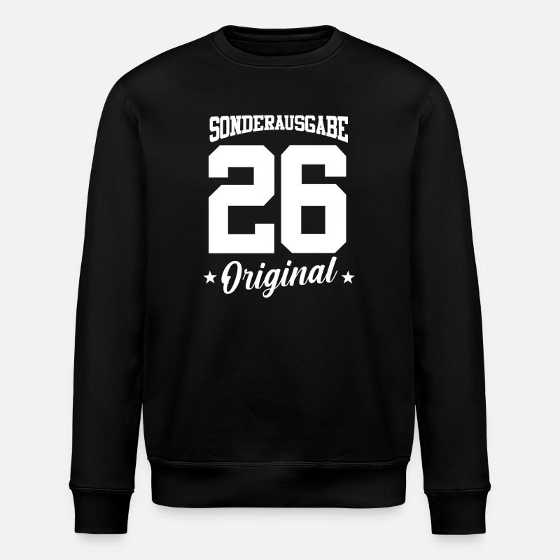 26 Anniversaire - Sweat bio ROLLER Stanley/Stella Unisexe - noir