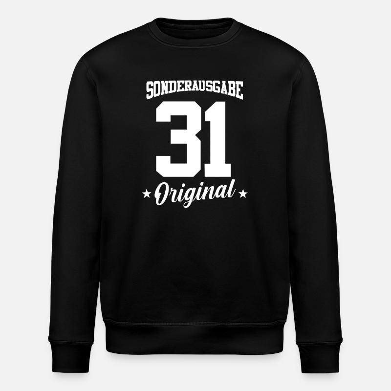 31 Anniversaire - Sweat bio ROLLER Stanley/Stella Unisexe - noir