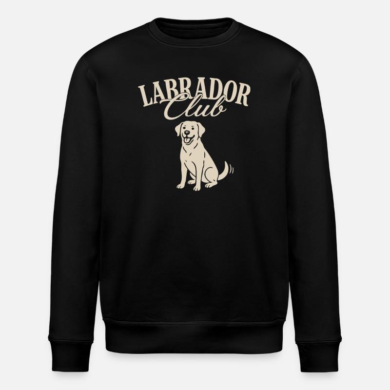 Labrador Club Illustration - Sweat bio ROLLER Stanley/Stella Unisexe - noir