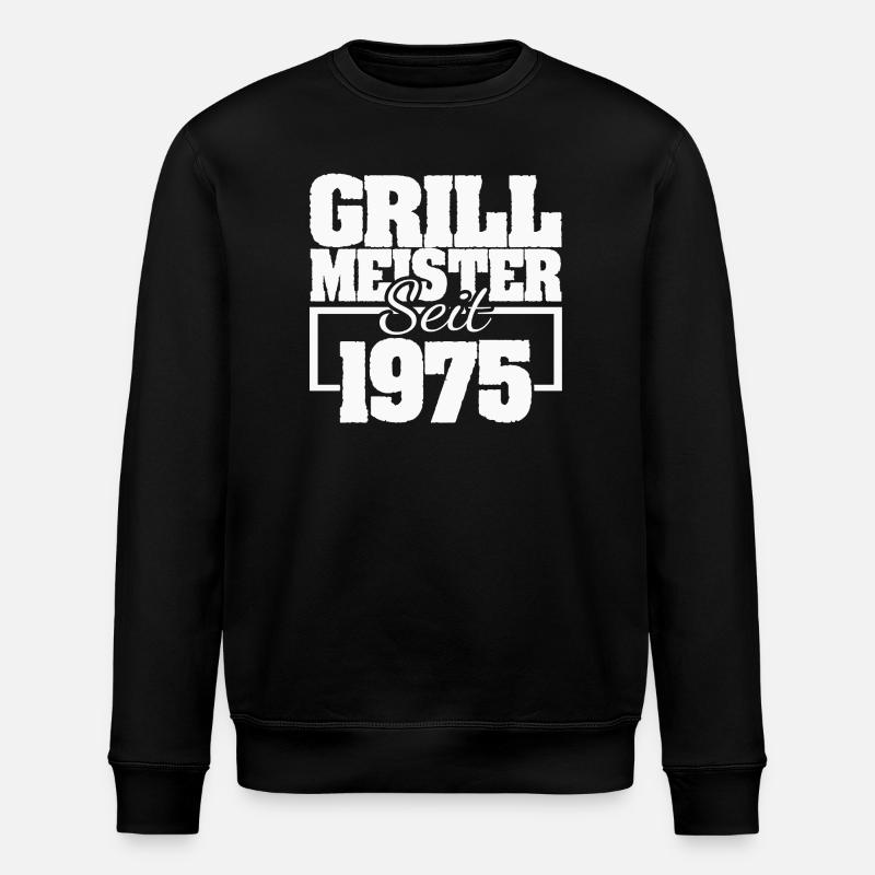 Pince à gril 1 - Sweat bio ROLLER Stanley/Stella Unisexe - noir