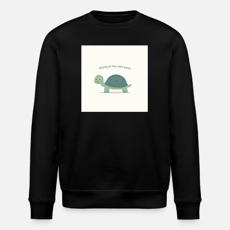 Turtle  - Stanley/Stella Unisex Bio-Sweatshirt ROLLER - Schwarz