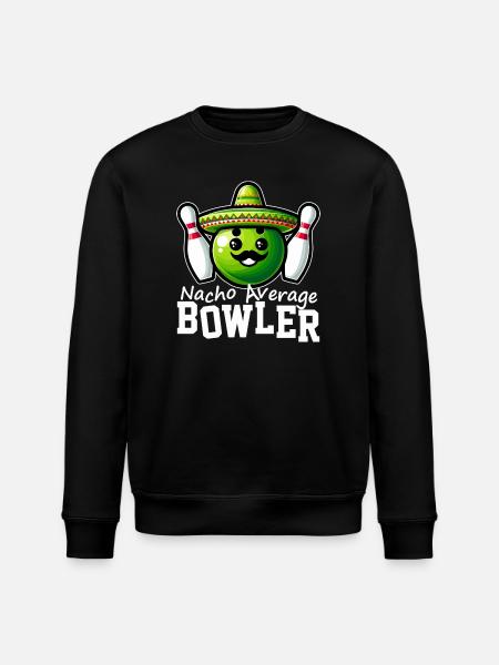 Nacho Average Bowler - Sweat bio ROLLER Stanley/Stella Unisexe - noir