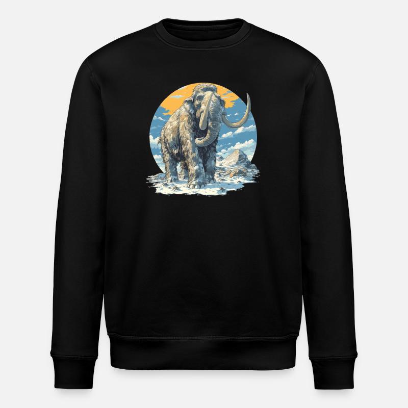Mammoths Mammoth - Stanley/Stella ROLLER Unisex Organic Sweatshirt - black