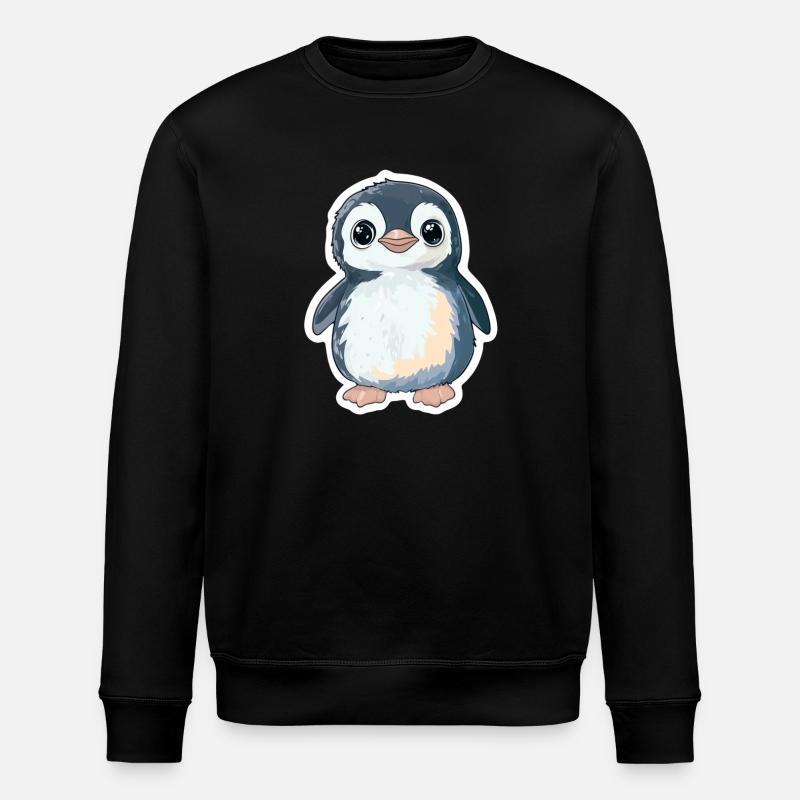 Penguin - Stanley/Stella ROLLER Unisex Organic Sweatshirt - black