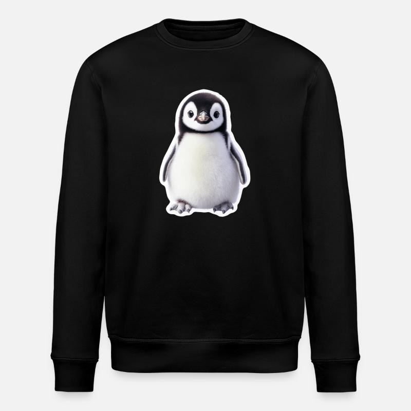 Penguin - Stanley/Stella ROLLER Unisex Organic Sweatshirt - black