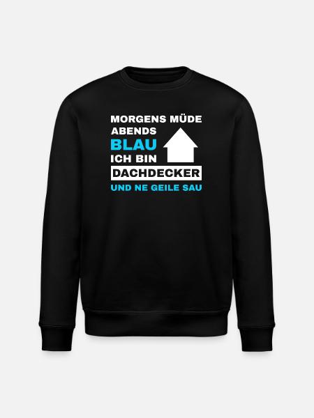 Roofer Roof Roofing Master Roofer - Stanley/Stella ROLLER Unisex Organic Sweatshirt - black