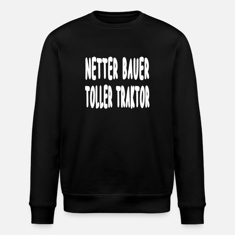 Tractor - Stanley/Stella ROLLER Unisex Organic Sweatshirt - black